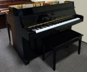 Hollywood carbon Unity Bill Kap Piano Company "Ohio's Largest Piano Showcase"